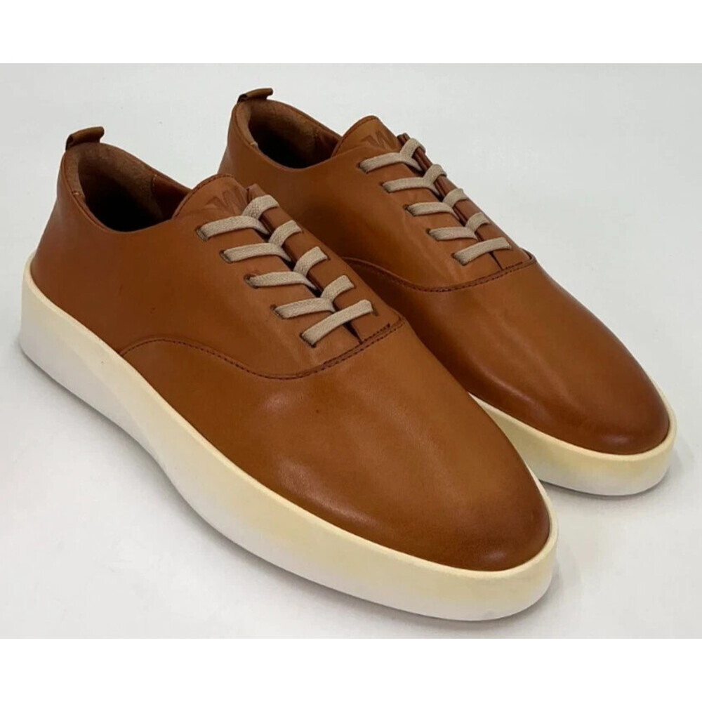 Wolf & Shepherd Cruise Women's Size US 6.5 Honey Leather Lace-Up Shoes HAWK320